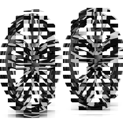 7.0X17" PCD 4X100 AGT Wheels 17276 ET40 67.10 mm Gloss Black Diamond