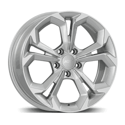 7.0X17" PCD 5X108 AGT Wheels 17262 RS-02 ET35 67.1 mm Silver Diamond