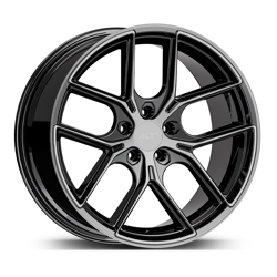 8.5X19" PCD 5X112 AGT Wheels 19258-1 FER-R01 ET30 72.6 mm Black Diamond