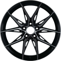 9.0X20" Arceo Wheels ARC 20177 Black Diamond PCD 5x120 ET30