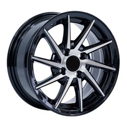 6.5X15" PCD 4X100 FD Wheels 586 BLACK DIAMOND ET35 67.1 mm