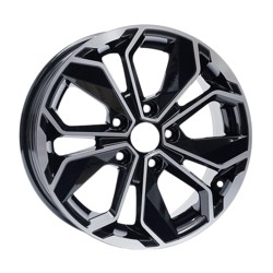 6.5X16" PCD 4X100 FD Wheels 16163 ET35  67.1 mm BLACK DIAMOND