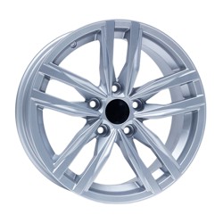 7.0X16" PCD 5X100 FD Wheels 659 FULL SILVER ET35 57.1 mm