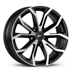 7.0X17" PCD5X110 FD Wheels 734-2 ET38 Matt Black Diamond 65.1 mm