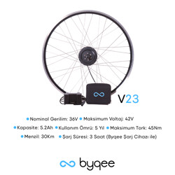 Byqee V23 24'' 100mm Elektrikli Bisiklet Kiti