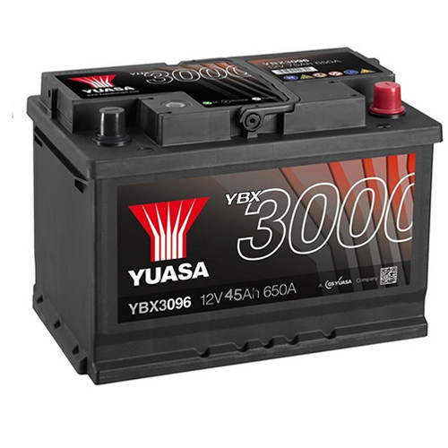 12V 45Ah Yuasa YBX3000 ASYA Tam Bakımsız Tırnaksız