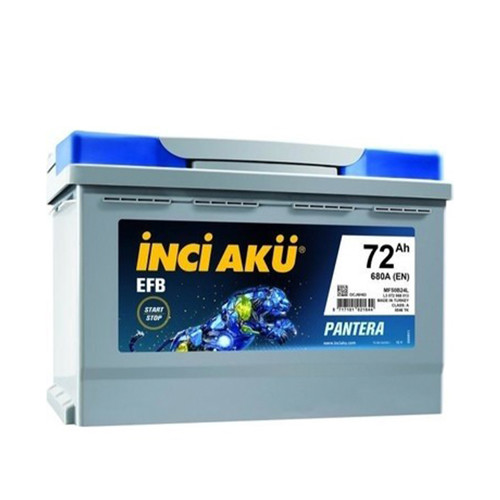 12V 72Ah İnci Akü Start-Stop EFB Pantera