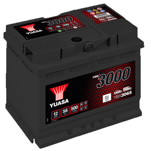 12V 75Ah Yuasa YBX3000 Tam Bakımsız Tırnaklı