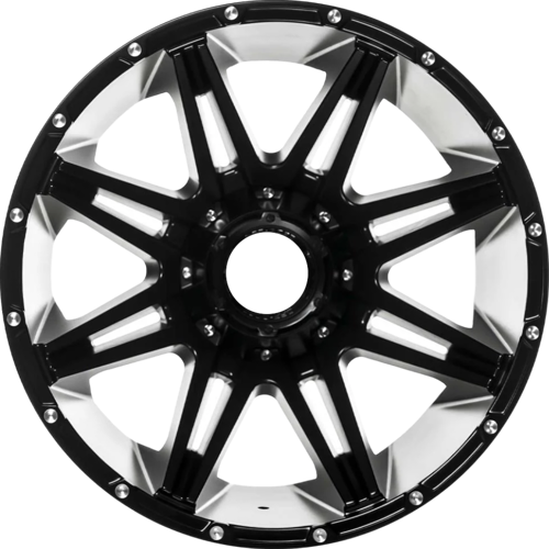 12X20" PCD 6X139 EMR Wheels EMR-220-01 ET7 139.7 mm Matt Black