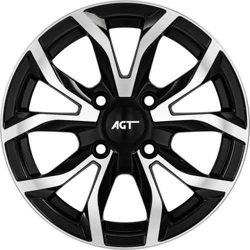 7.0X16" PCD 4X108 FD Wheels 634 ET38  67.1 mm BLACK DIAMOND