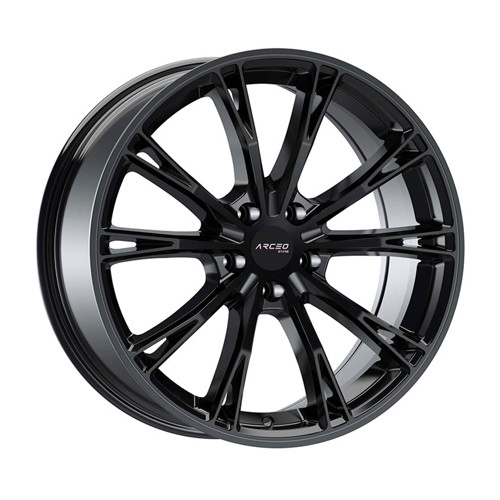 8.5X19" PCD 5X112 Arceo Wheels  ASW01 BLACK ET45 66.45 mm