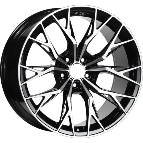 8.5X19" PCD 5X120 Arceo Wheels ARC-19239-39 ET35 BLACK DIAMOND ROMA 72.6 mm