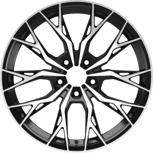 8.5X19" PCD 5X120 Arceo Wheels ARC-19239-39 ET35 BLACK DIAMOND ROMA 72.6 mm