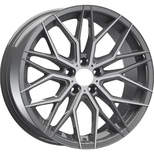 9.5X19" Arceo Wheels ARC 19141 Valencia Silver Diamond PCD 5x112 ET40