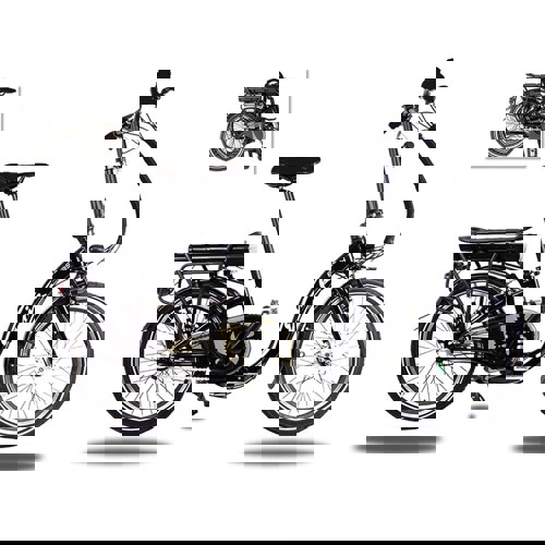 Enik Easy Elektrik Destekli Siyah Bisiklet